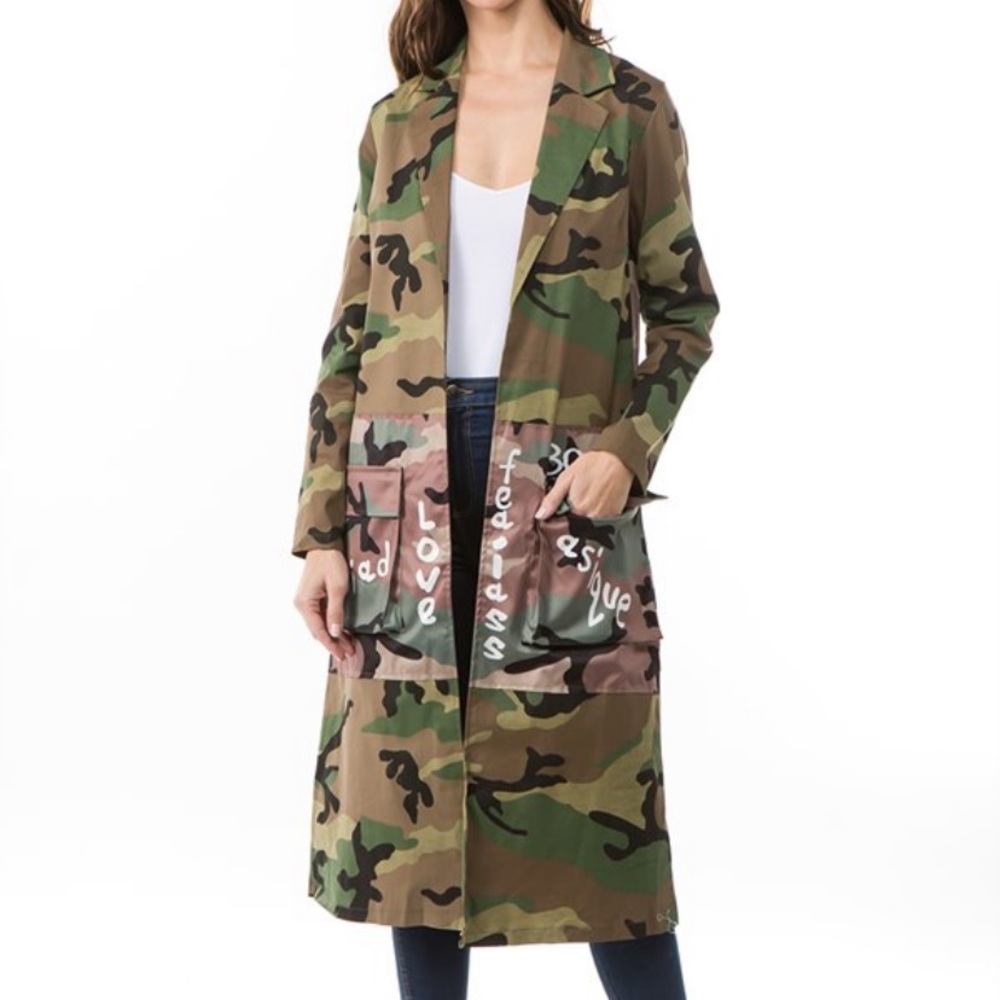 Camouflage trench